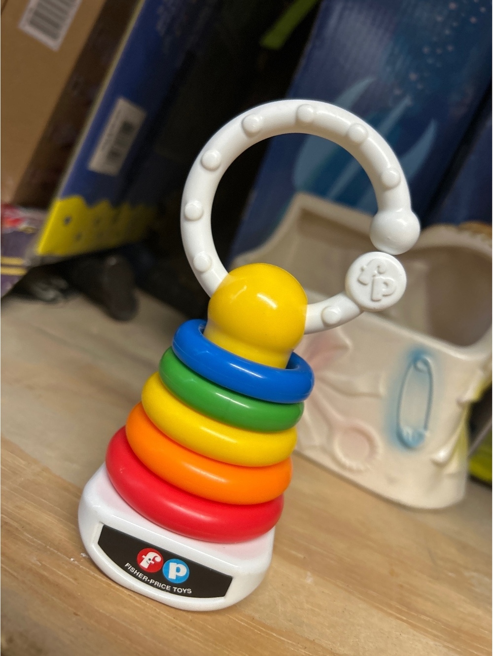 Fisher-Price Colorful Stacking Rings Baby Toy